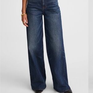 Madewell Women's Wide-Leg Jeans in Denim Blue